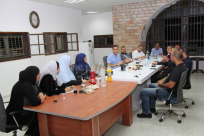  بالصور: مرشحو الهيئة الاسلامية في جلسة تقييم للحملة الدعائية لانتخابات الهيئة المقبلة